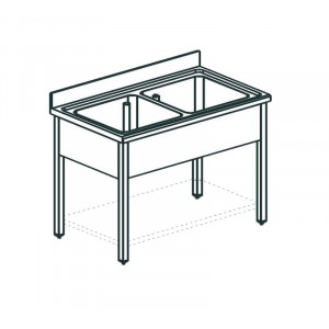ВАННА МОЕЧНАЯ APACH CHEF LINE L2S106-44SH