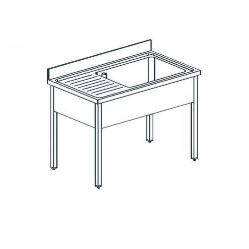 ВАННА КОТЛОМОЕЧНАЯ APACH CHEF LINE LP167-85LW