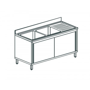 ВАННА МОЕЧНАЯ APACH CHEF LINE L2S186-54RWSD