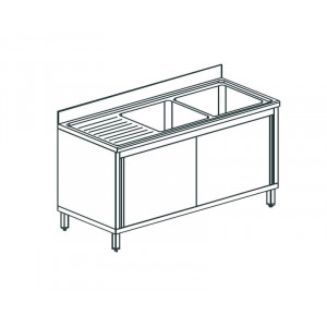 ВАННА МОЕЧНАЯ APACH CHEF LINE L2S186-54LWSD