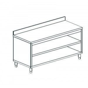 СТОЛ ПРОИЗВОДСТВЕННЫЙ ЗАКРЫТЫЙ С 3-Х СТОРОН APACH CHEF LINE LWC610SH2U