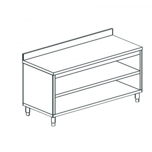 СТОЛ ПРОИЗВОДСТВЕННЫЙ ЗАКРЫТЫЙ С 3-Х СТОРОН APACH CHEF LINE LWC610SH2U