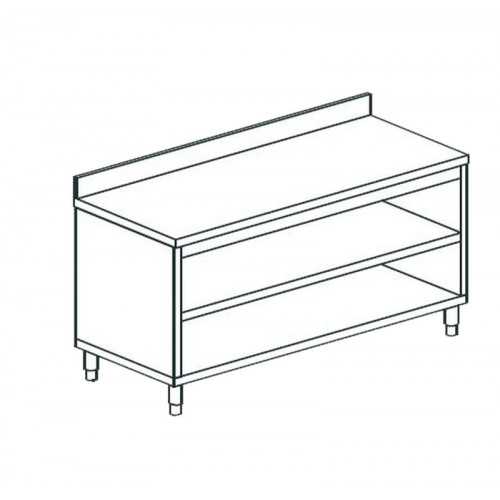 СТОЛ ПРОИЗВОДСТВЕННЫЙ ЗАКРЫТЫЙ С 3-Х СТОРОН APACH CHEF LINE LWC611SH2U