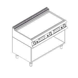 ПОВЕРХНОСТЬ ЖАРОЧНАЯ ГАЗОВАЯ 700 СЕРИИ APACH CHEF LINE LFTG12057LOS