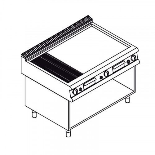 ПОВЕРХНОСТЬ ЖАРОЧНАЯ ЭЛЕКТРИЧЕСКАЯ 900 СЕРИИ APACH CHEF LINE LFTE129LROS