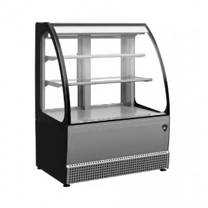ВИТРИНА КОНДИТЕРСКАЯ KAYMAN KВК-950М СТАТИКА ЛЮКС ЧЕРНЫЙ