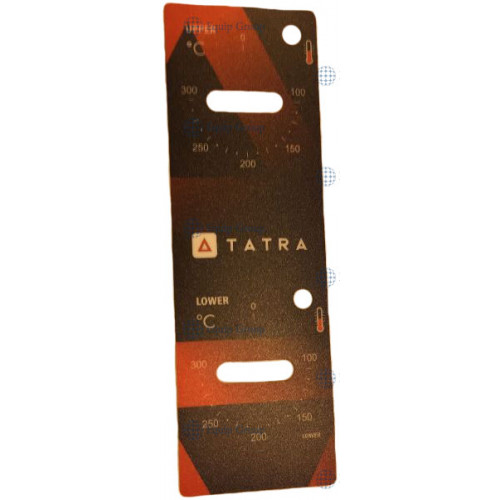 НАКЛЕЙКА ПАНЕЛИ УПРАВЛЕНИЯ ПЕЧИ ДЛЯ ПИЦЦЫ TATRA TPO E015ETKT-03