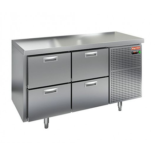 SN 22/BT О стол охл.(-10-18) островн., 4ящика, 1390х600х850мм, HICOLD RUS