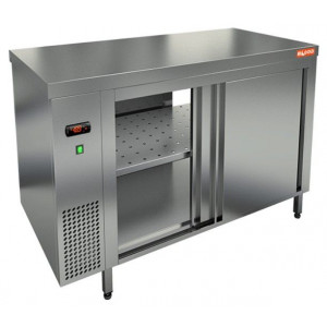 TS T 15 GN O (1500x700x850) тепловой стол-купе сквозной островной, HICOLD RUS