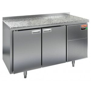 SN 11/TN КАМЕНЬ стол охл.(-2+10), 2 двери, 1390х600х850мм, HICOLD RUS