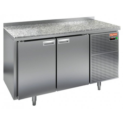 SN 11/TN КАМЕНЬ стол охл.(-2+10), 2 двери, 1390х600х850мм, HICOLD RUS