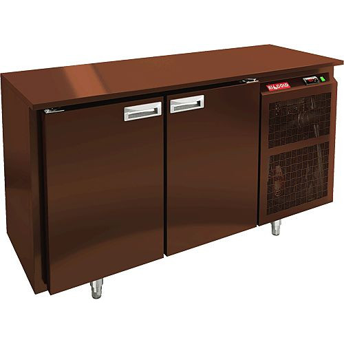 BN 11/BT BAR стол охл. (-10-18), 2 двери, 1390х500х830мм, HICOLD RUS