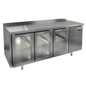 SNG 111 HT стол охл.(+2+10), 3 стеклянные двери, 1835х600х850мм, HICOLD RUS