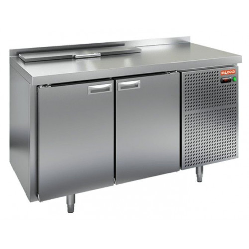 SL1-11SN (1/3) стол для салатов охл.(+2+10), 2 двери, 1390х600х850мм, HICOLD RUS