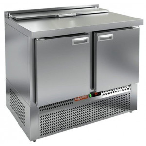 SLE2-11SN (1/6) стол для салатов охл.(+2+10), 2 двери, 1000х600х850мм, ниж.распол.агрегата