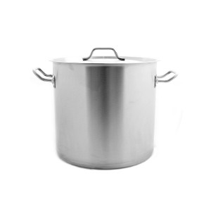 Кастрюля нерж с тройным дном 450x450мм объем 71,5L с дв.ручками, 101308 (Viatto)
