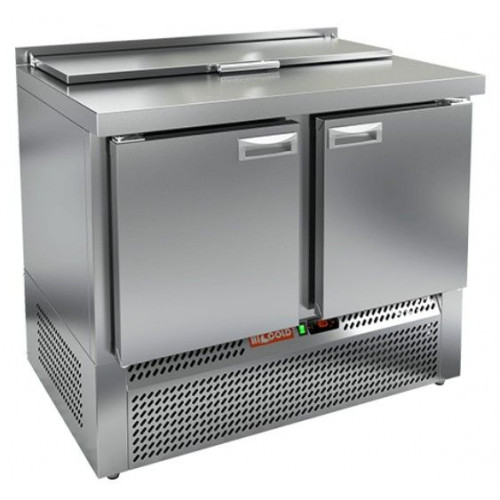 SLE1-11GN (1/3) стол для салатов  охл.(+2+10), 2 двери, 1000х700х850мм, ниж.распол.агрегата