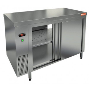 TS T 12 SN O (1200x600x850) тепловой стол-купе сквозной островной, HICOLD RUS
