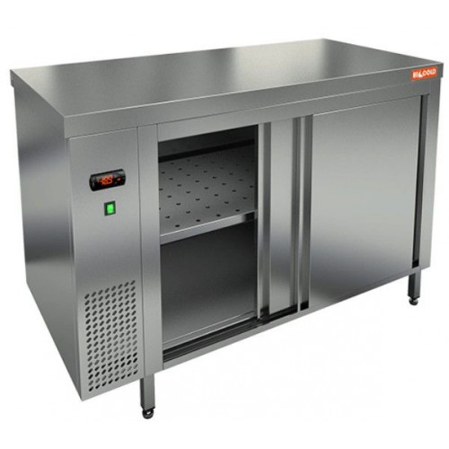 TS 16 GN O (1600x700x850) тепловой стол-купе островной, HICOLD RUS