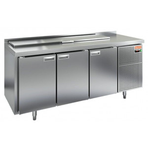 SL2-111GN (1/6) стол для салатов охл.(+2+10), 3 двери, 1835х700х850мм, HICOLD RUS