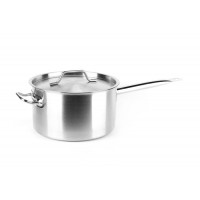 Сотейник нерж с тройным дном 180х110мм объем 2,8L с 1 ручкой, 101614 (Viatto)