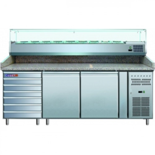 Стол холодильный для пиццы COOLEQ PZ2610TN-VRX380