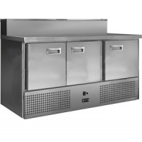 Стол для пиццы Финист СХСнпц-700-3 (1485х700х1060) (8GN1/3 c крышкой)
