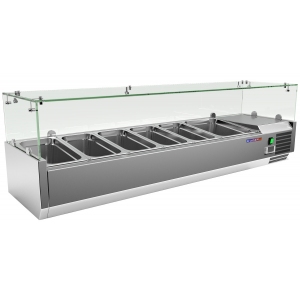 Витрина холодильная настольная COOLEQ VRX 1500/380