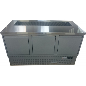 Стол для салатов Gastrolux СОС3-147/3Д/Sр/СТ-10