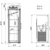 Шкаф холодильный Аркто R1.0-G (P) короткие ручки
