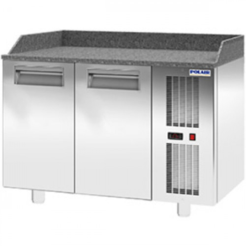 Стол холодильный для пиццы Polair TM2pizza-GC с бортом