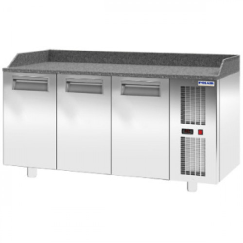 Стол холодильный для пиццы Polair TM3GNpizza-GС с бортом