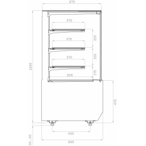 Витрина нейтральная Carboma KC70 N 0,9-1 LIGHT (версия 2.0) (9005-0109) Витрина нейтральная Carboma KC70 N 0,9-1 LIGHT (версия 2.0) (9005-0109)