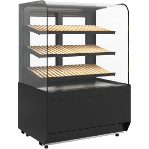 Витрина нейтральная напольная ПОЛЮС KR70 N 0,9-1 LIGHT Bread (9005)