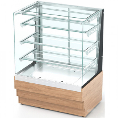 Витрина нейтральная напольная Челябторгтехника RKN21A Crystal