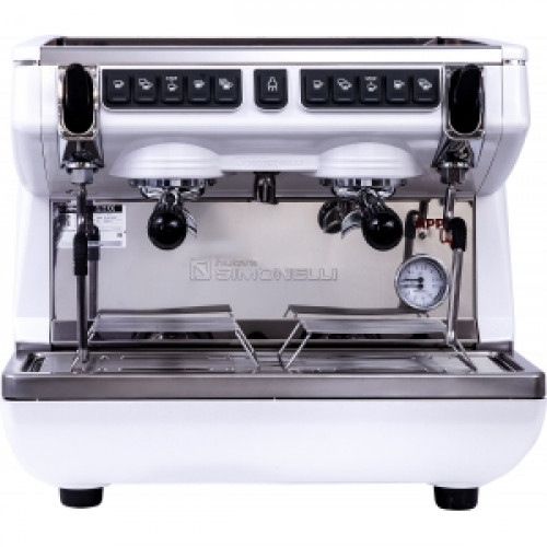 Кофемашина рожковая автоматическая Nuova Simonelli Appia Life Compact 2Gr V 220V white+economizer+high groups