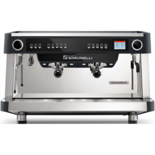 Кофемашина рожковая автоматическая Nuova Simonelli NUOVA AURELIA VOL XT 2Gr 220V black+PID+high groups+LED+ Group Display+Double wall steam wand