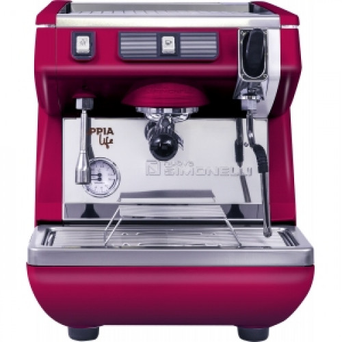 Кофемашина рожковая полуавтоматическая Nuova Simonelli Appia LIFE 1gr S 220V red+high groups
