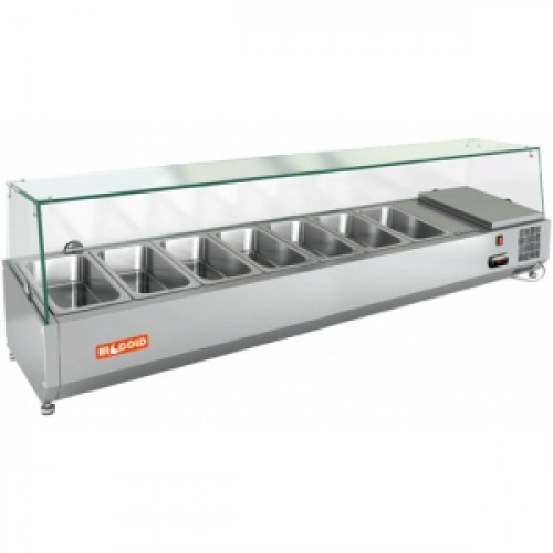 Витрина холодильная настольная HICOLD VRX 1500 1/3