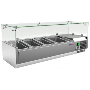 Витрина холодильная настольная COOLEQ VRX 1200/380