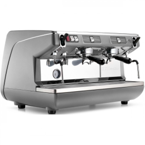 Кофемашина рожковая полуавтоматическая Nuova Simonelli Appia LIFE 2gr S 220V metallic grey+high groups+economizer