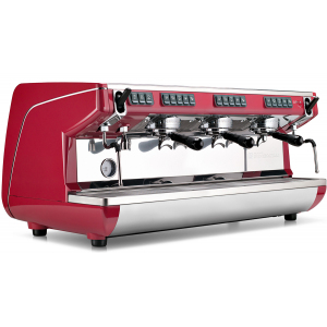 Кофемашина рожковая Nuova Simonelli Appia LIFE 3gr V 220V red+high groups+economizer