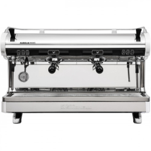 Кофемашина рожковая полуавтоматическая Nuova Simonelli Aurelia Wave 2Gr S 220V pearl white+high groups+LED