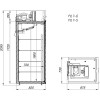 Шкаф морозильный Аркто F0.7-G (P) короткая ручка