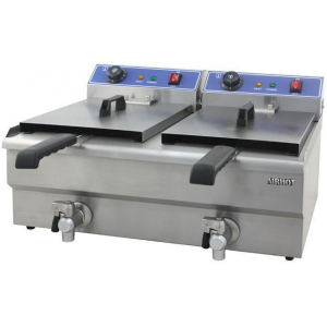 Фритюрница электрическая Airhot EF16+16 с краном