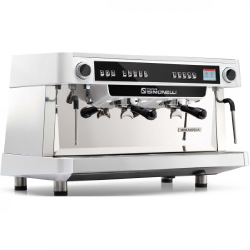 Кофемашина рожковая автоматическая Nuova Simonelli NUOVA AURELIA VOL XT 2Gr 220V white+PID+high groups+LED+ Group Display+Double wall steam wand