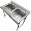 Ванна моечная Viatto с бортом нерж.VA-ST250A 1200х750х850 мм Ванна моечная Viatto с бортом нерж.VA-ST250A 1200х750х850 мм