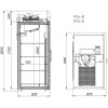 Шкаф морозильный Аркто F1.4–G (P) короткие ручки