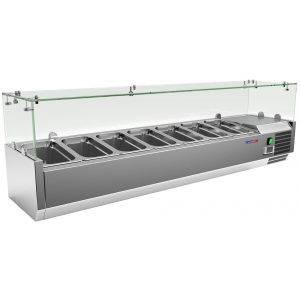 Витрина холодильная настольная COOLEQ VRX 1500/330