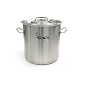 Кастрюля нерж с тройным дном 260х170мм объем 9L с дв.ручками, 101619